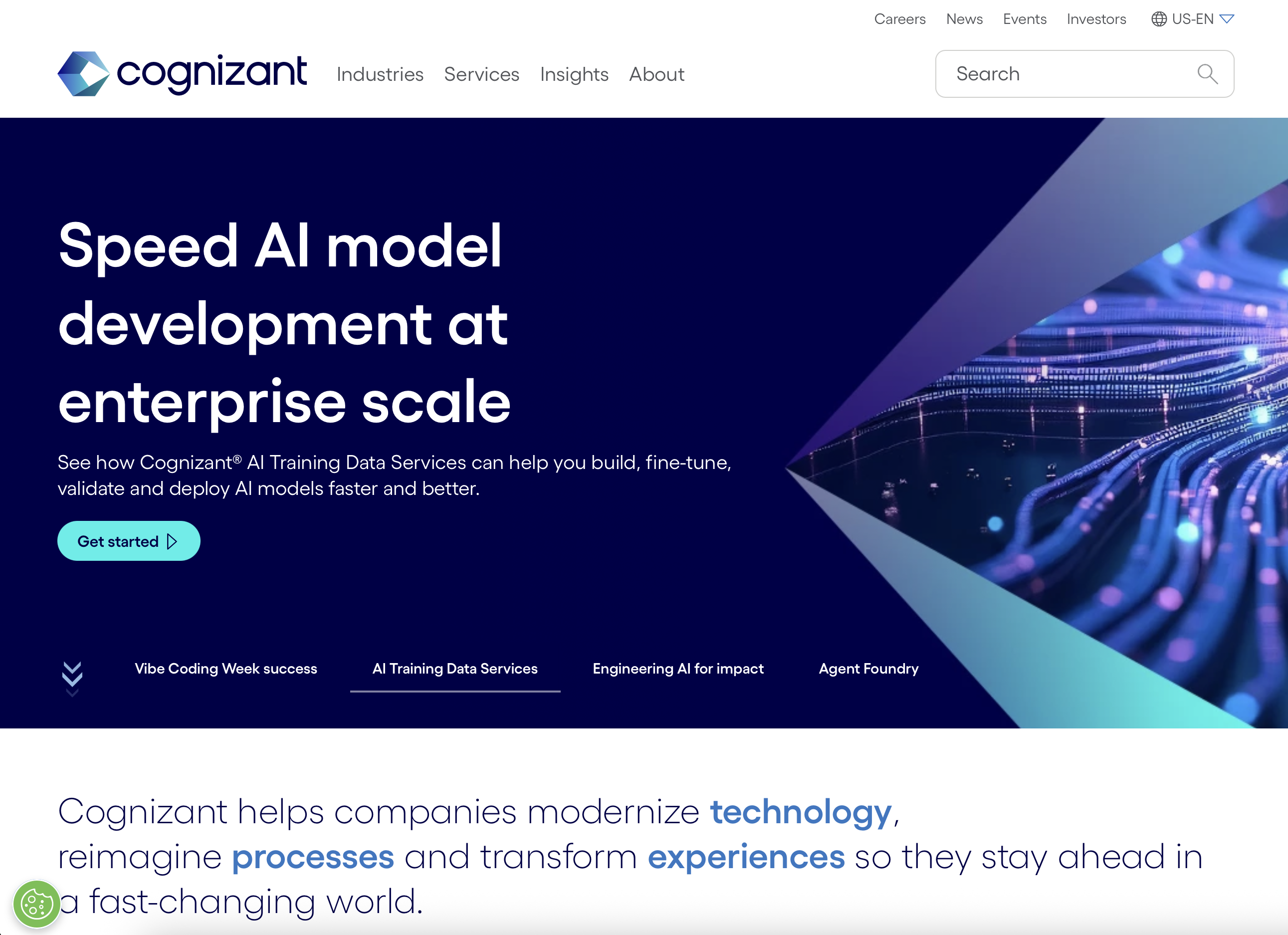 Cognizant AI consulting and digital transformation services