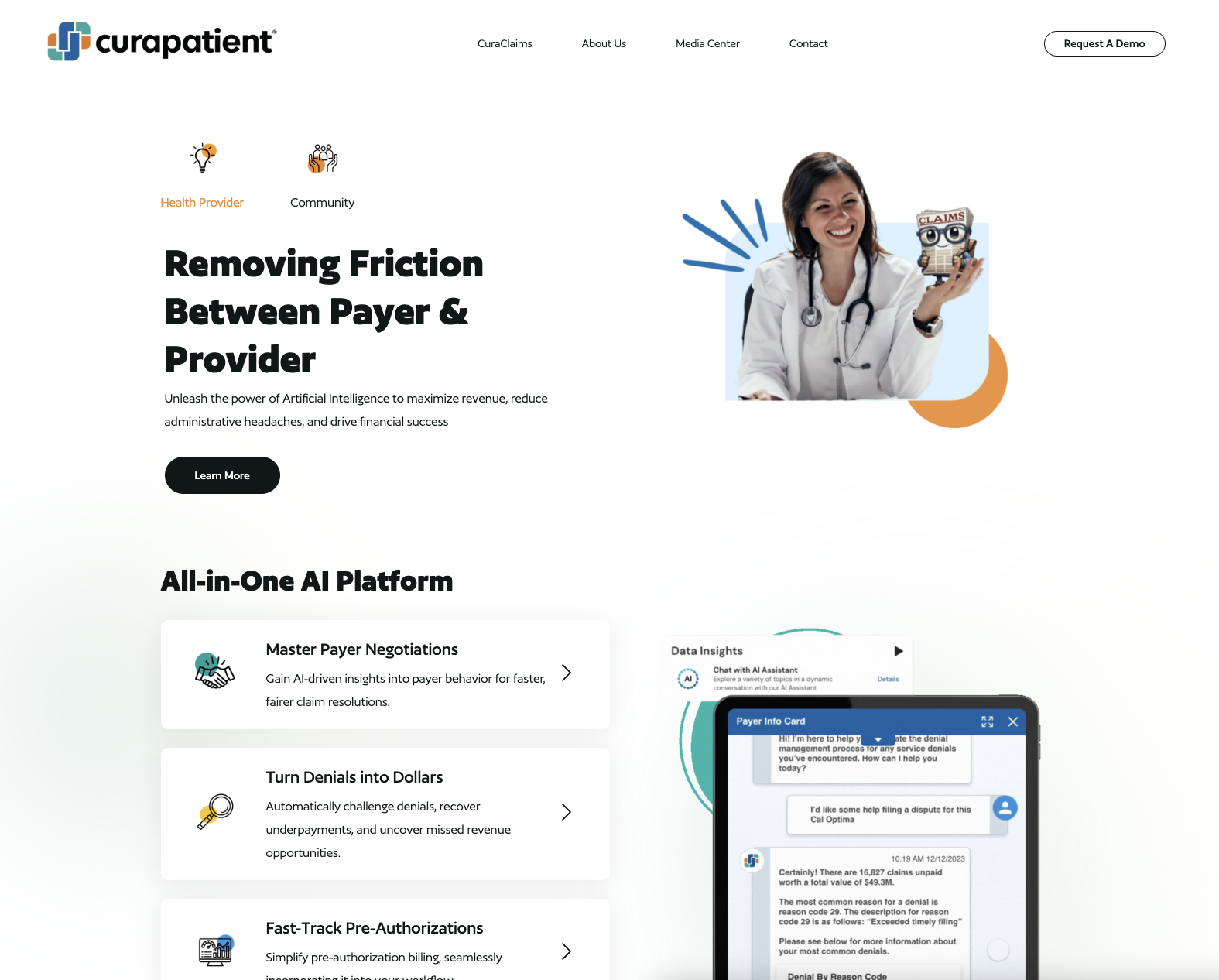 CuraPatient logo