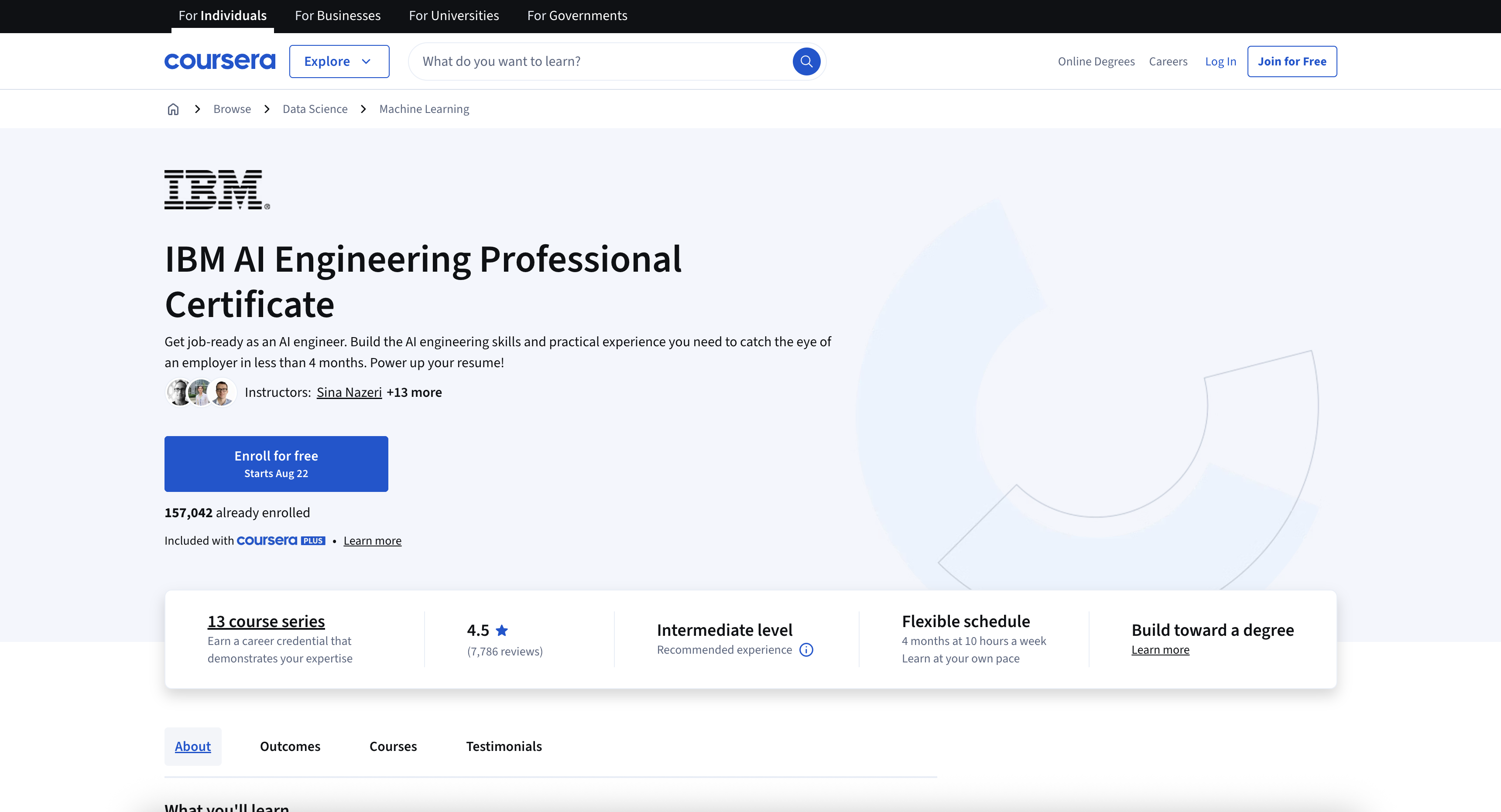 IBM AI Engineering Specialization Course