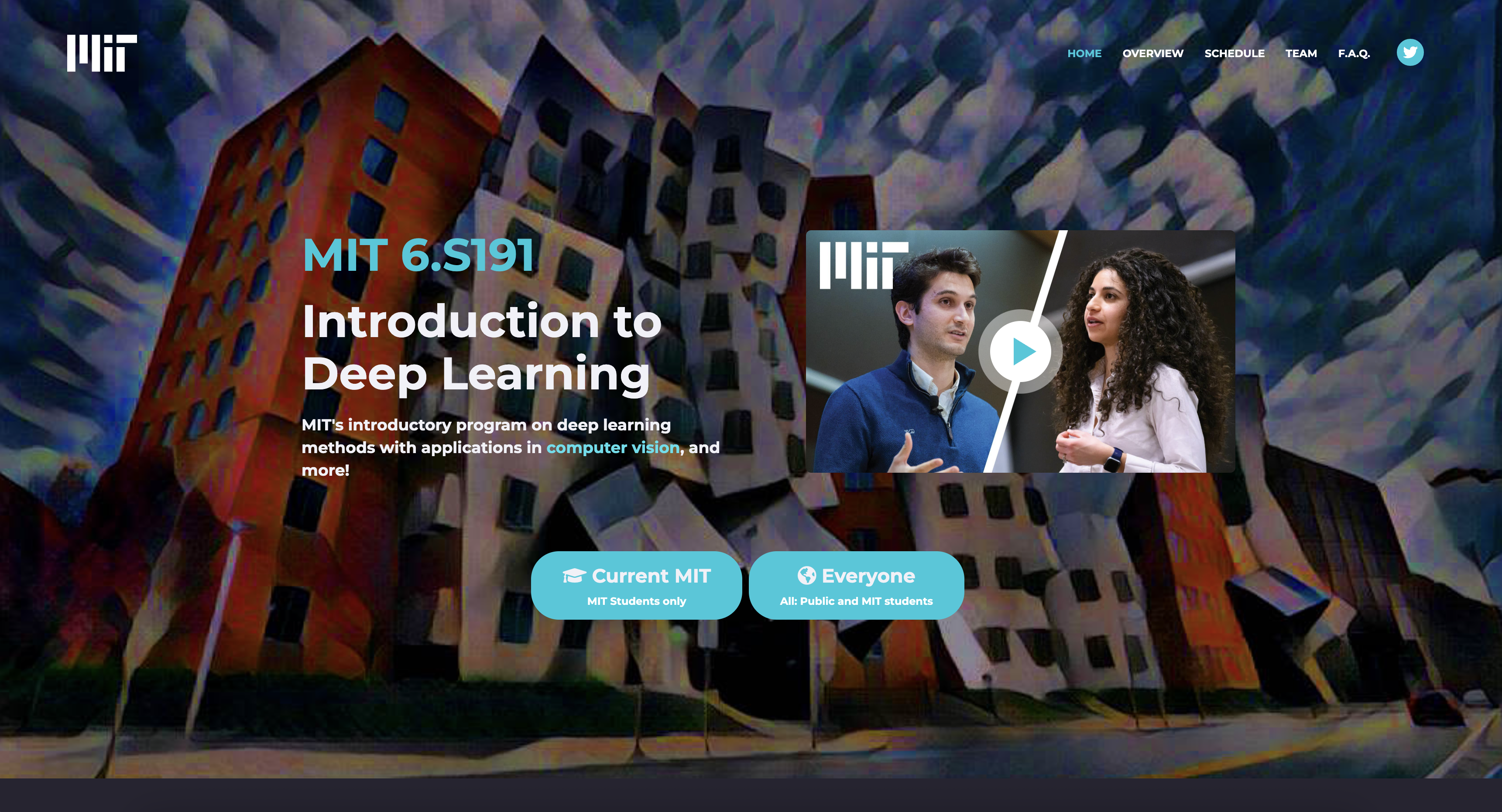 MIT Introduction to Deep Learning Course